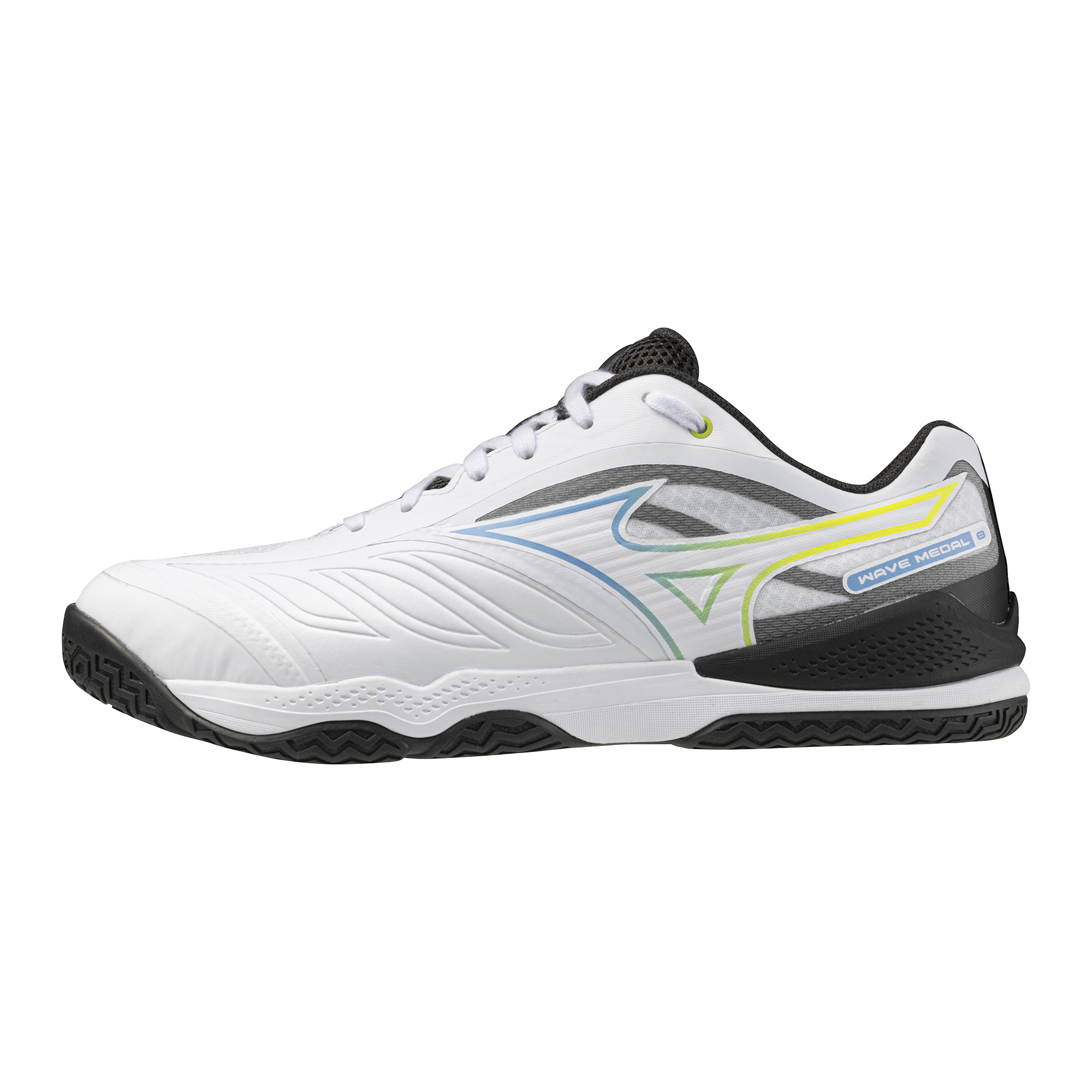 Mizuno WAVE MEDAL 8 table-tennis White/All Aboard/Black Sand Women/Men 42